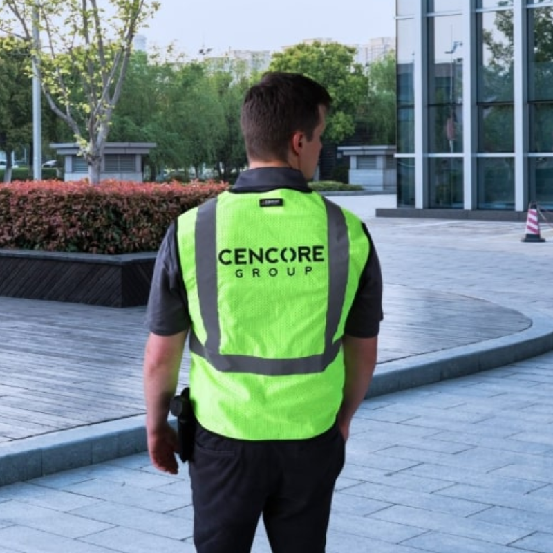A cleared armed guard representing part of our cleared operations