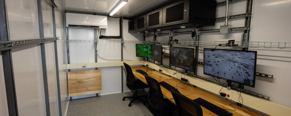 Interior of a CenCore Containerized SCIF
