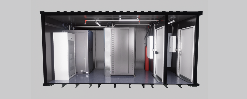 TRIDENT Core containerized data center platform.